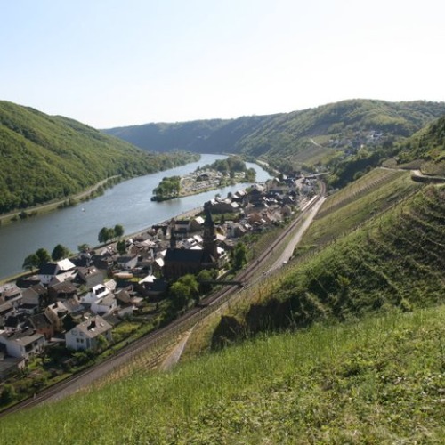 malerischer Blick aus dem Hatzenporter Kirchberg